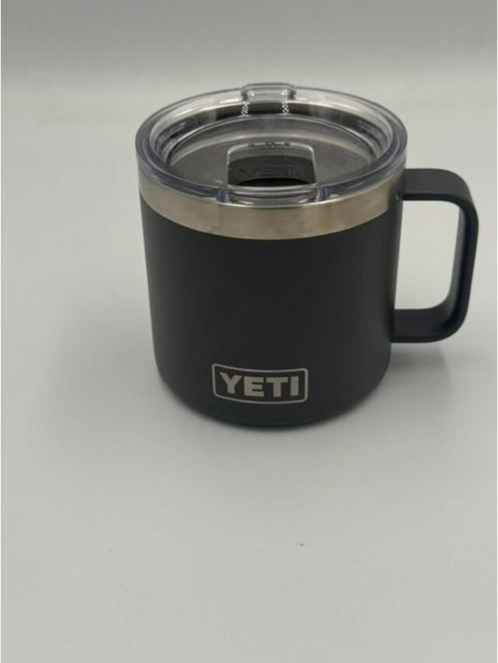 YETI Rambler 14 oz Insulated Mug w/Handle/Lid - Charcoal New